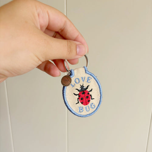 Embroidered Patch Keychain
