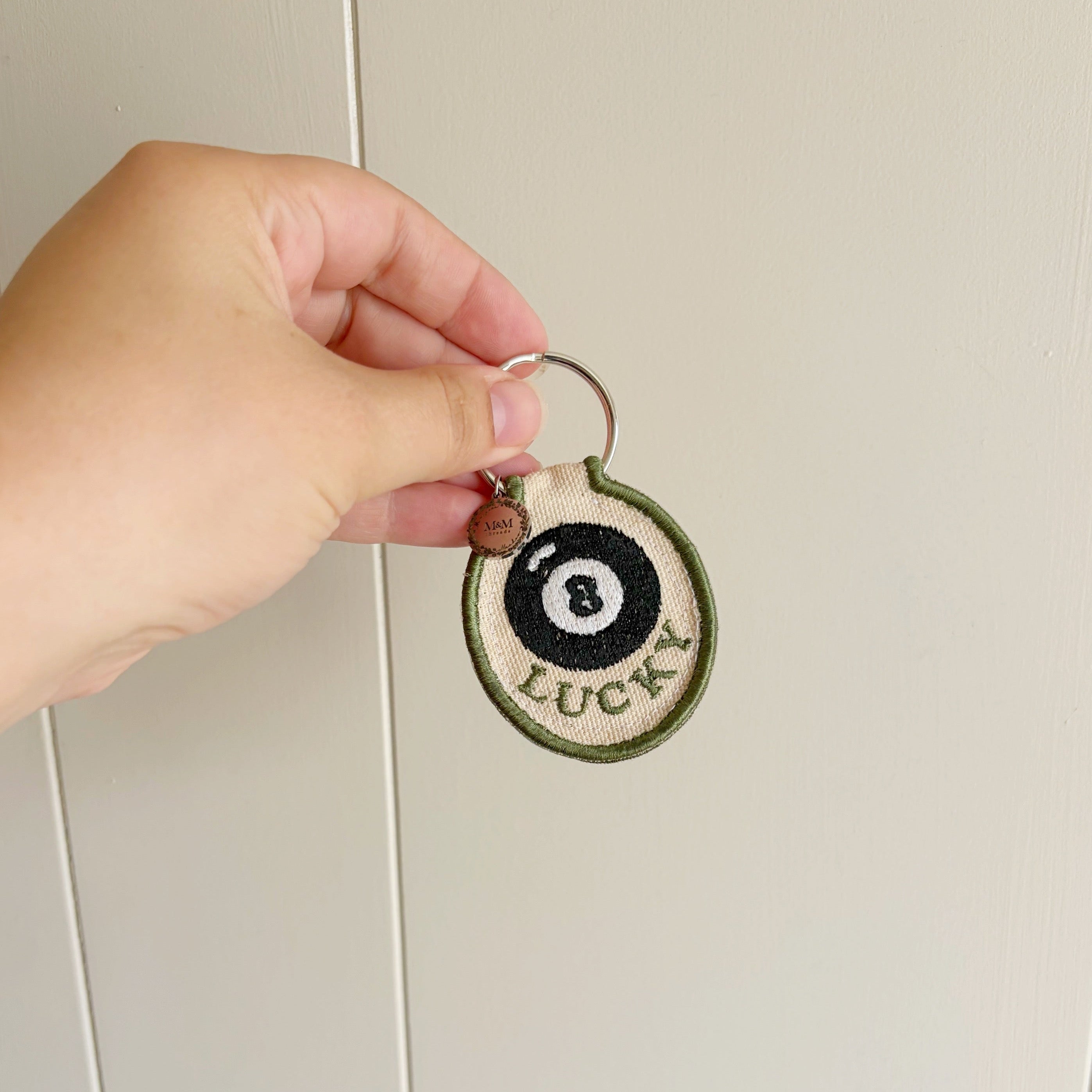Embroidered Patch Keychain