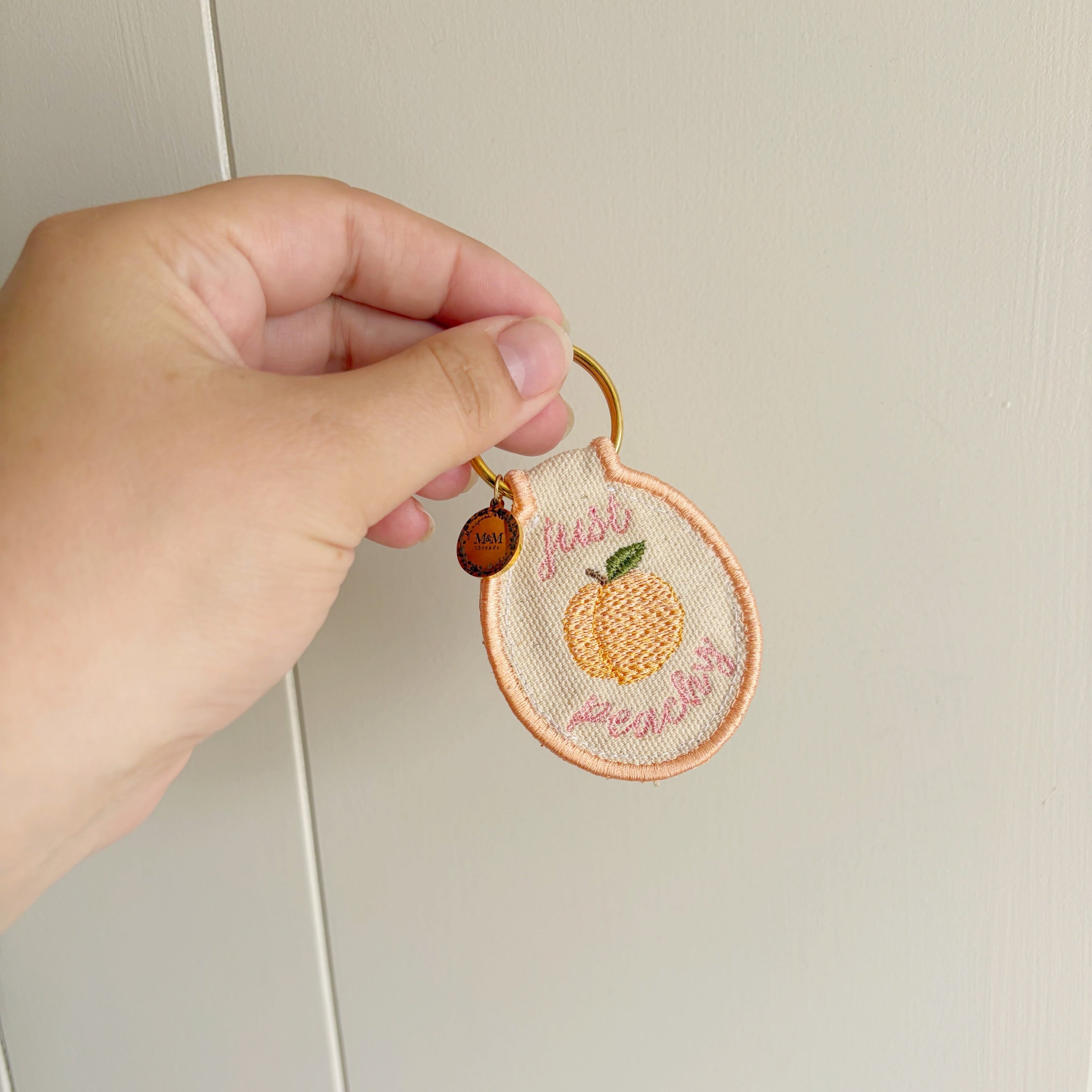 Embroidered Patch Keychain