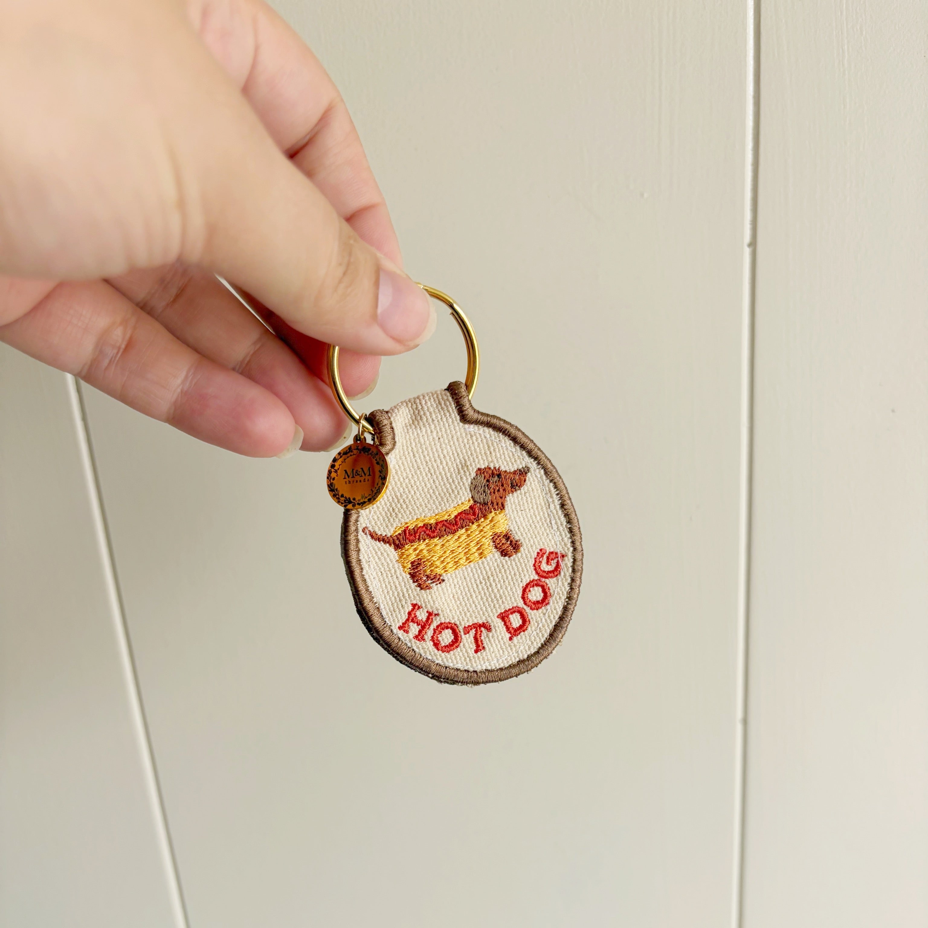 Embroidered Patch Keychain