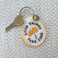 Embroidered Patch Keychain